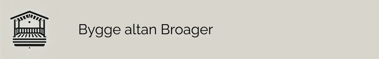 Bygge altan Broager